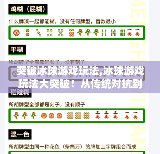 突破冰球游戏玩法,冰球游戏玩法大突破！从传统对抗到沉浸式体验，玩家如何重新定义冰上战场？